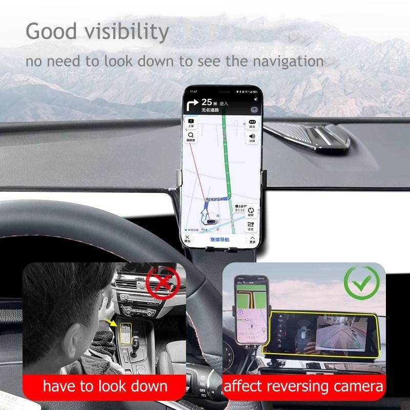 Phone Holder For BAIC X55 BEIJING X55 II 2026 2025 2024 Dashboard Mobile Phone Bracket Interior Accessories