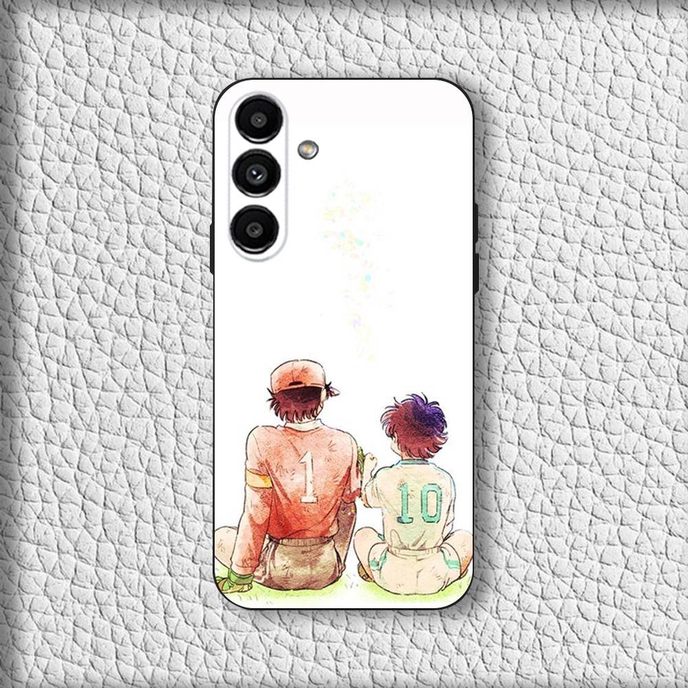 Anime C-Captain T-Tsubasa Phone Case For Samsung Galaxy A20,A21s,A22,A31,A32,A52,A53,A72,73,A80 Soft Black Cover