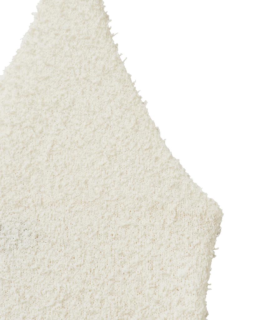 NOIRER FOR WOMAN Feathery Halterneck Knit (Cream)