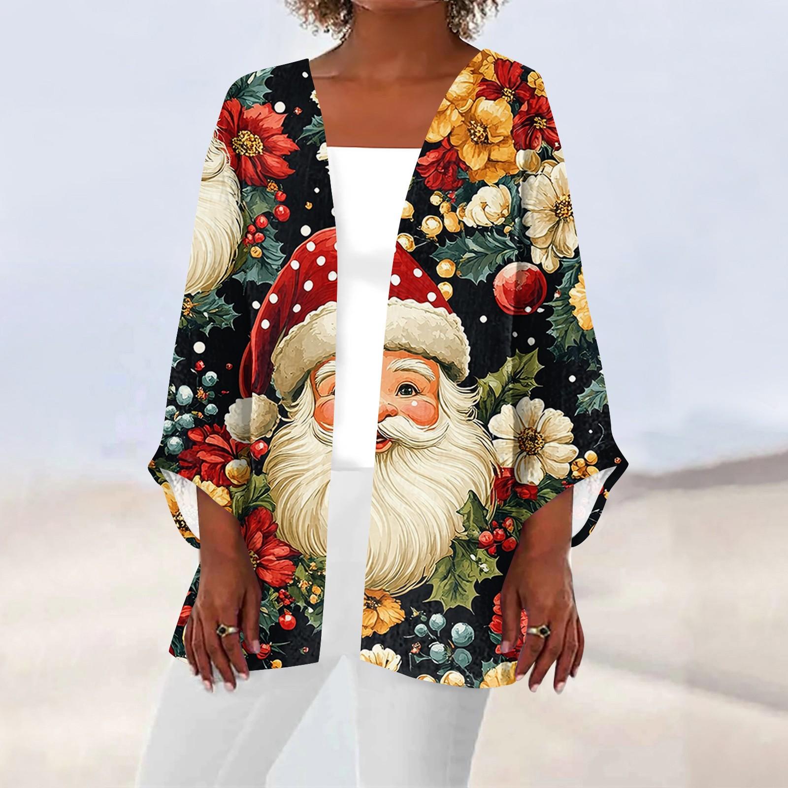 

Женская повседневная модная легкая куртка средней длины с принтом, кардиган XXL бежевый