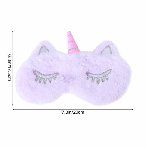 Frcolor Eye Mask, Light-Blocking Eye Patch, Lightweight, Restful Sleep, Cute Unicorn Sleep Cover, Soft, Pressure-Free, Sleep Aid, Travel, Nap, Adults
