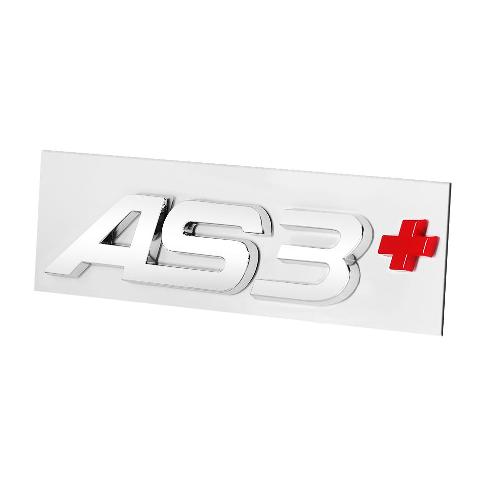 3D Aluminum For T01 AS3 AS4 AS5 AS6 AS7 AS8 AS3+ AS4+ AS5+ AS6+ AS7+ AS8+ Letters Emblem Car Rear Trunk Decoration Logo Sticker 01T