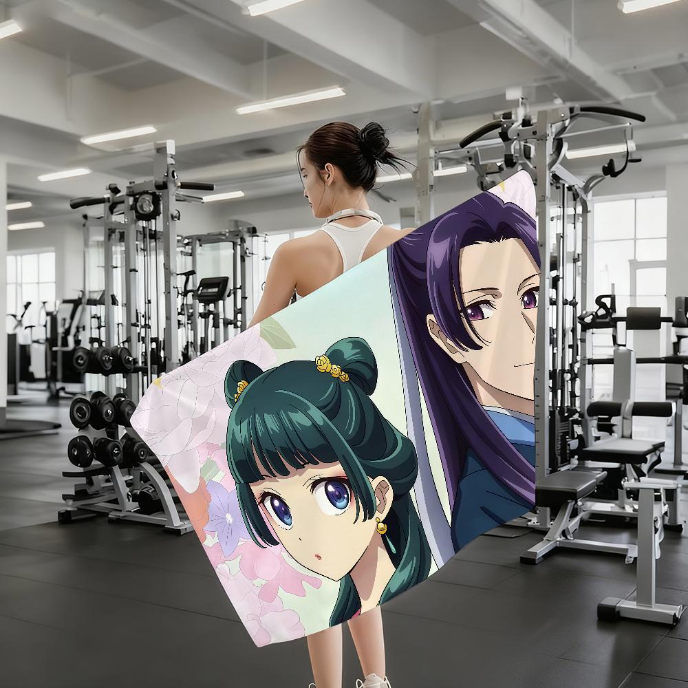 Anime the A-Apothecary D-Diaries Cute Maomao Quick Drying Beach Towels Are Suitable For Swimming Pools Camping Yoga And The Gym