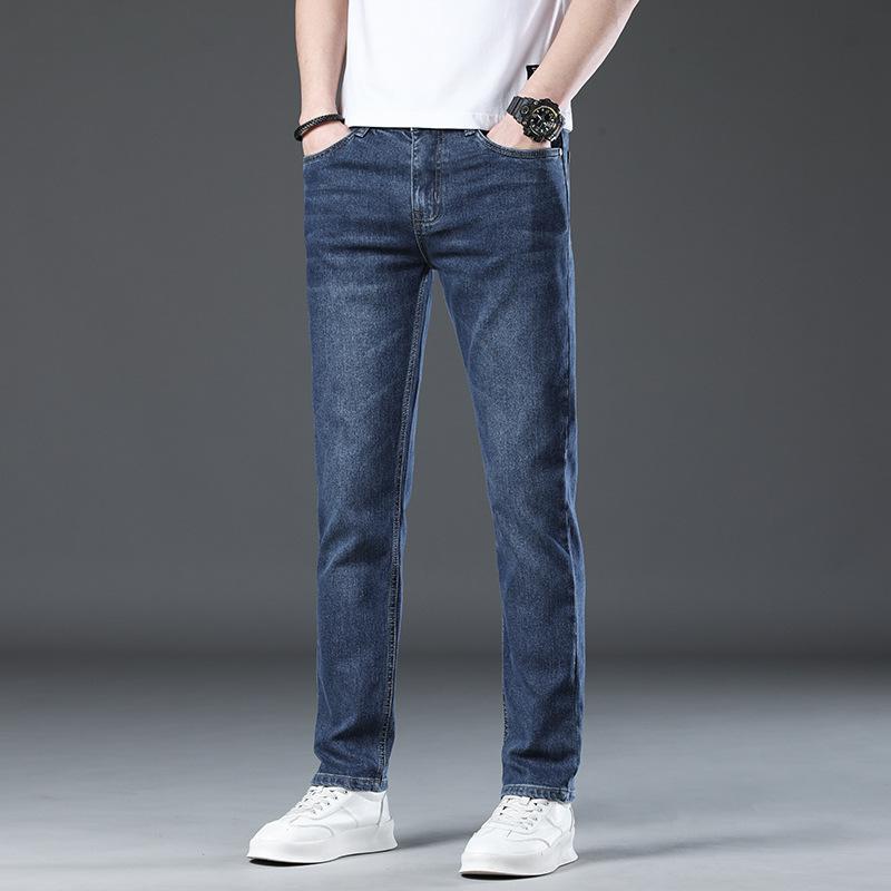 Xintang Jeans Men's Spring And Summer Straight Leg Loose Men's Pants Slim Fit Versatile Korean Trendy Casual Jeans