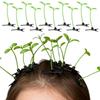 100 Pezzi Divertenti Mollette per Capelli con Erba Crescente Kawaii Design Germoglio di Fagiolo Carine Acconciature Testa Germogliante Bambino Coppia Festival Festa Divertimento