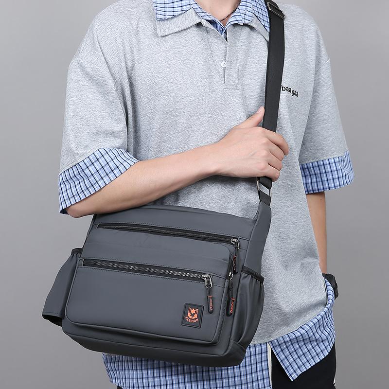 Business Shoulder Bag Men's Oxford Bag Crossbody Bag Briefcase Large Capacity Multifunctional Travel Bag