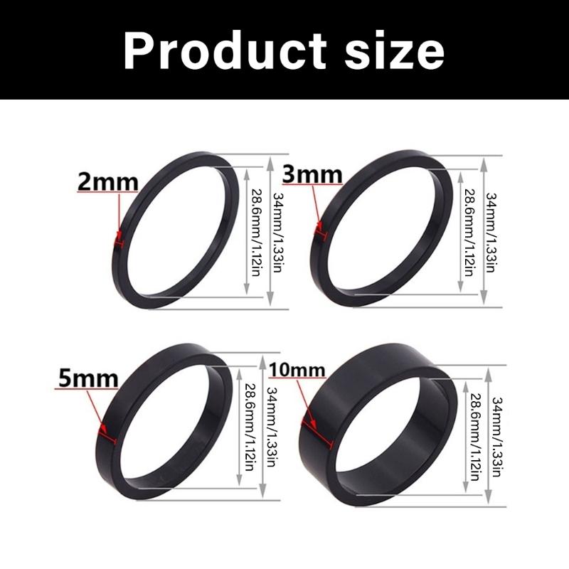 Light Weight Bike Stem Headset Spacers Bicycles Headset Washer Bicycles Front Fork Stem Spacers Easy To Install