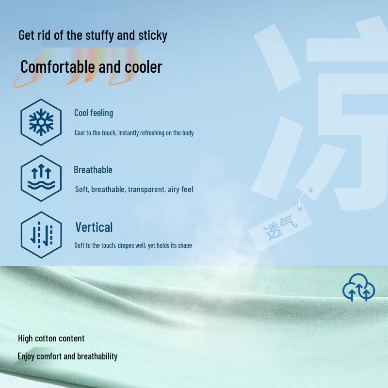 Jeanswest Men's Cool-Touch Short Sleeve Round Neck T-Shirt