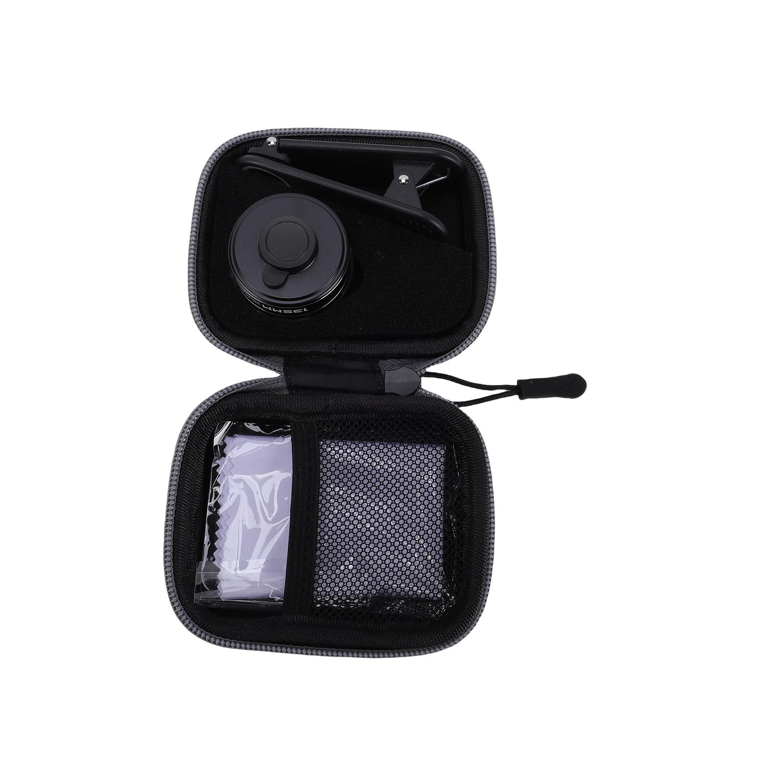 135mm Macro Lens Professional   Clip On Phone Camera Lens with Storage Bag for Mobile Photography and Video