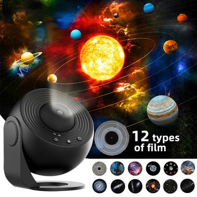 Neuer Planetariumsprojektor mit Sternenlicht und 13 Filmen – Sternenhimmel- und Aurora-Projektor für ein extrem romantisches Schlafzimmer