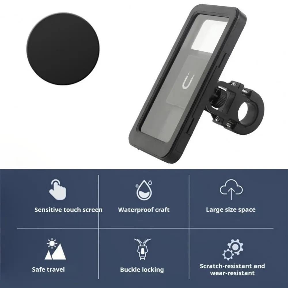 Waterproof Smartphone Mount Stable Mount Phone Navigation Holder Motorcycle Phone Holder Bicycle