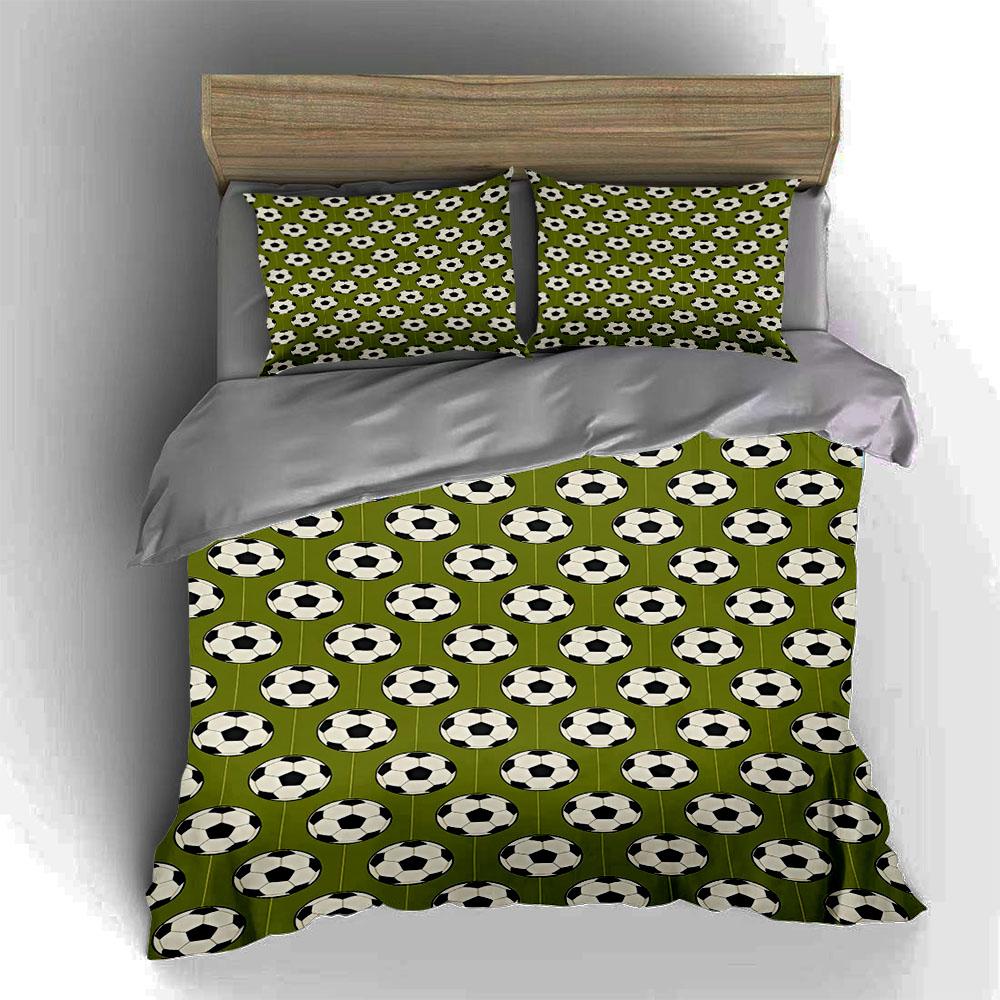Soccer-themed Design. Bedding Duvet Cover Sets Duvet Covers Pillowcases Gifts (1 * Duvet Cover 2 * Pillowcases, Without Duvet Insert)
