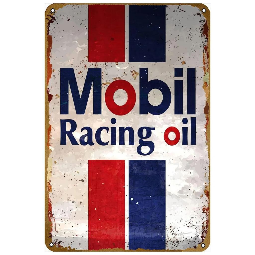 Motor Oil Gas Metal Signs Esso STP Wall Art Poster Plaque Vintage Iron Painting Decoration for Man Cave Cafe Garage Club Bar