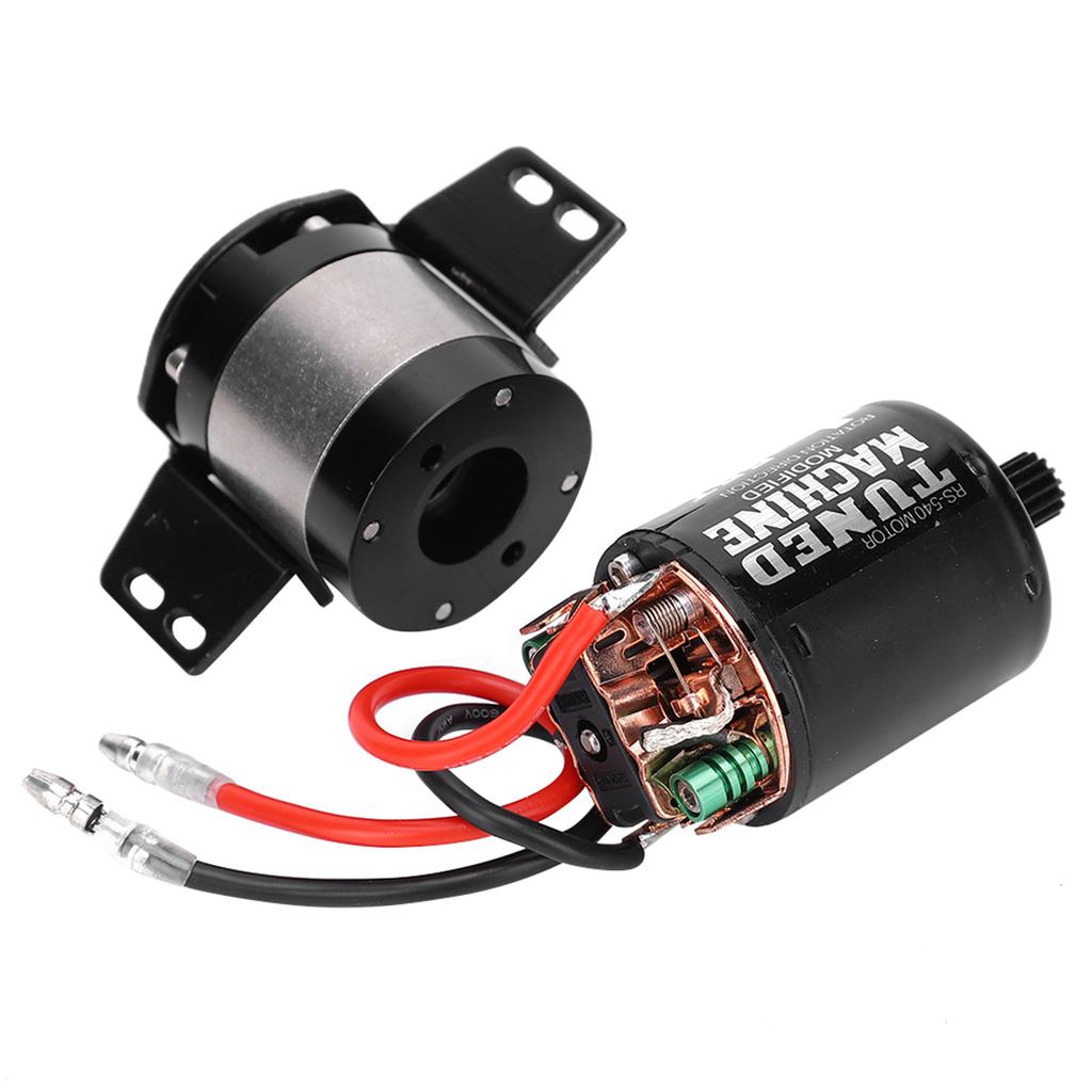 1:5 Ratio Gearbox Transmission Box 540 Brushed 55T Motor Fit for SCX10 1 10 RC Car