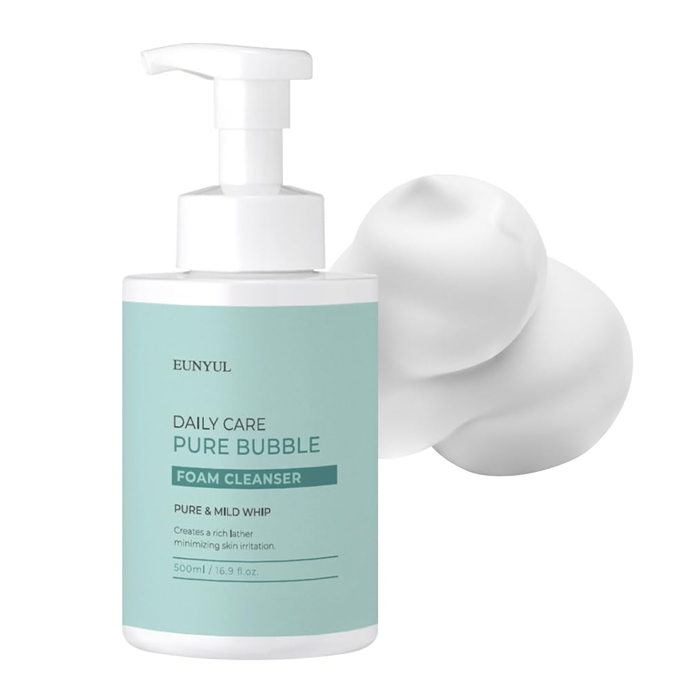 

Unyul Daily Care Pure Bubble Foam Cleanser 500 мл Очищающая пена для лица Пена большой емкости для умывания лица Корейский уход за кожей Корейская косметика на каждый день