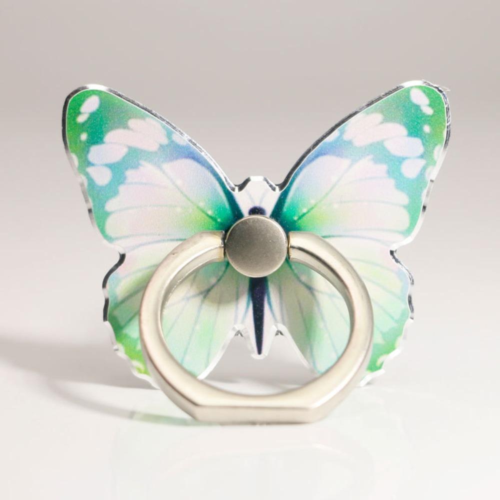 Universal Beautiful Butterfly Mobile Phone Handle Holder Suitable Mobile Phone Finger Ring Holder Adhesive Holder
