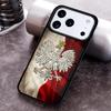 Polen Polska Flagga Telefonfodral för iPhone 17 16 15 Pro Max Air 14 13 12 11 Plus Stötsäkert Capa Cover