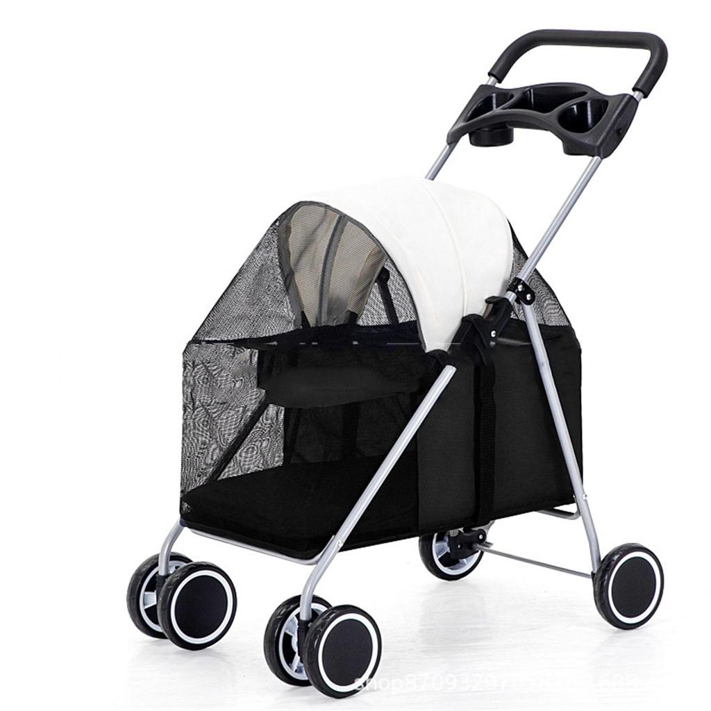 Pet Stroller Outdoor Portable Folding Small Pet Stroller for Dog Cats Mouse Rabbits