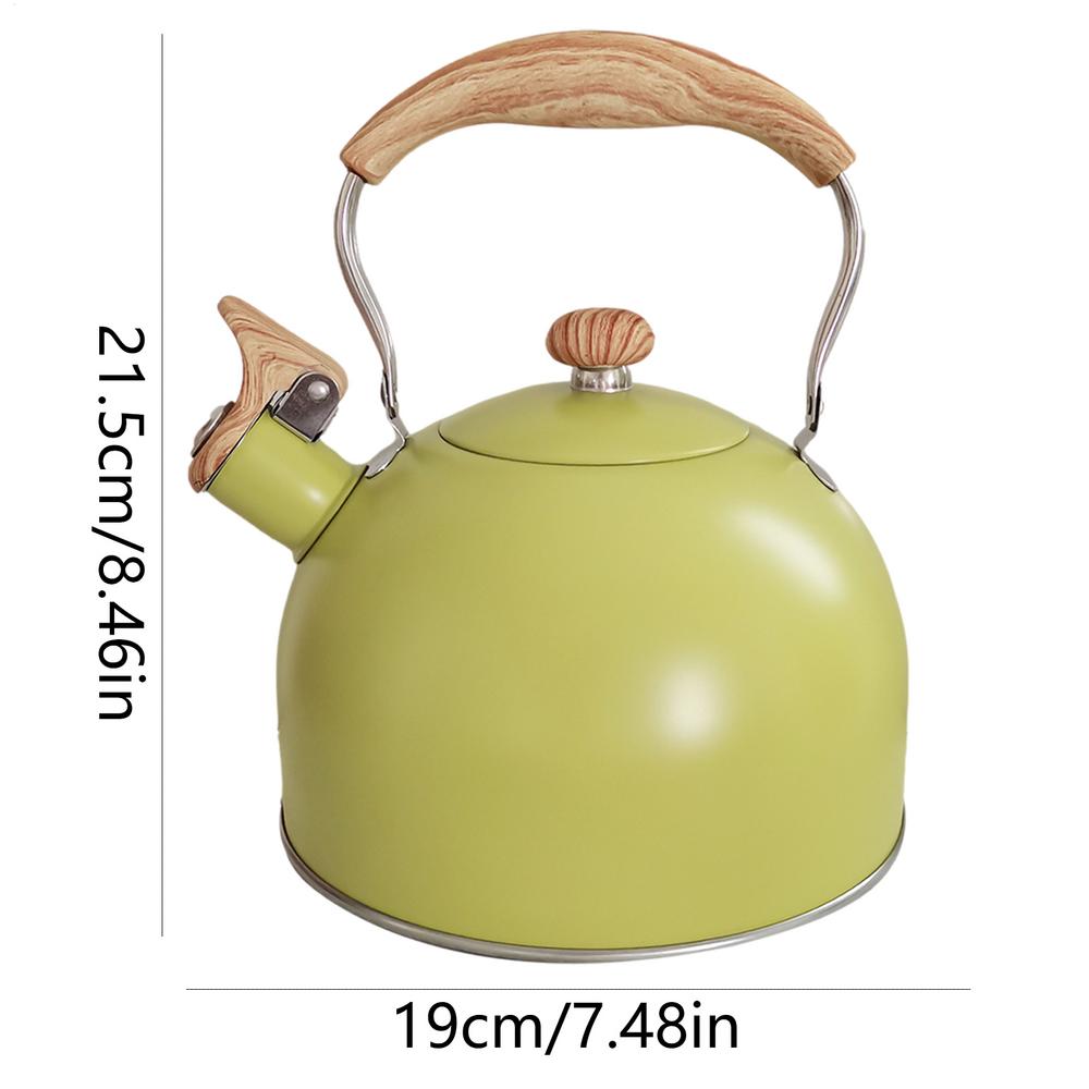2.5L Whistling Stovetop Tea Kettle Large Capacity Sounding Kettle Stove Gas Water Kettle Teakettle Teapot Whistling Tea Kettle