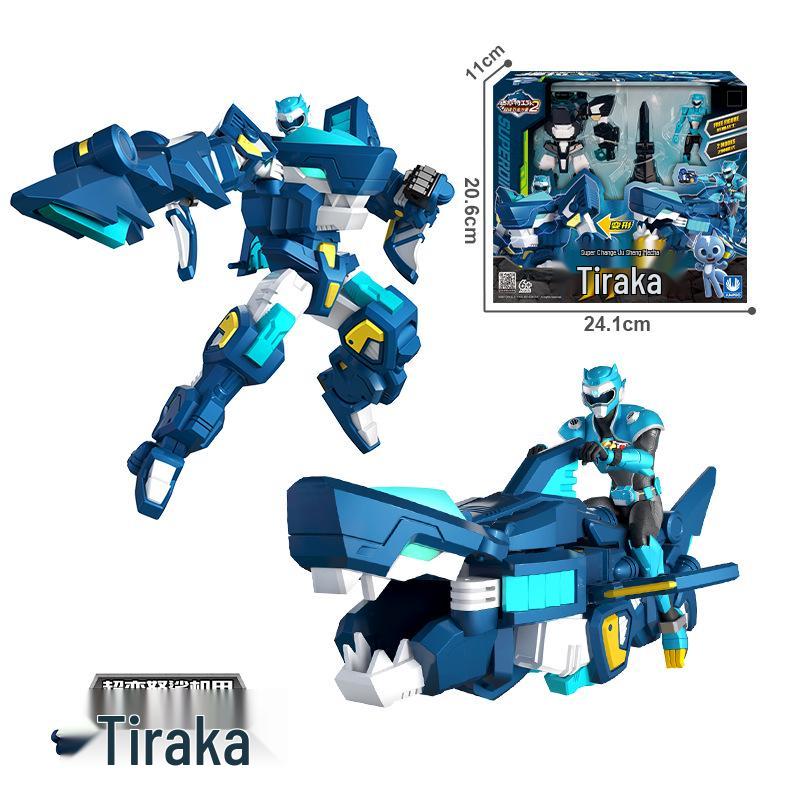 Zhan Gao Mini Force Super Dinosaur Power Series 2 Transforming Mecha Robot Toy