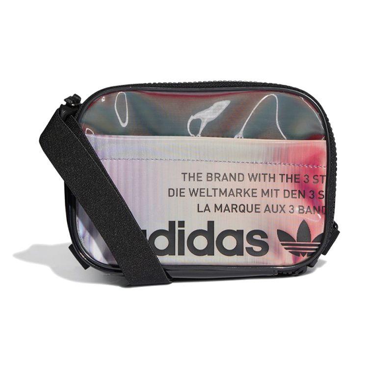 Adidas Originals Trefoil Laser Multifunctional Shop Sports Tote Bag Unisex Tote Bag Black H17993 Black
