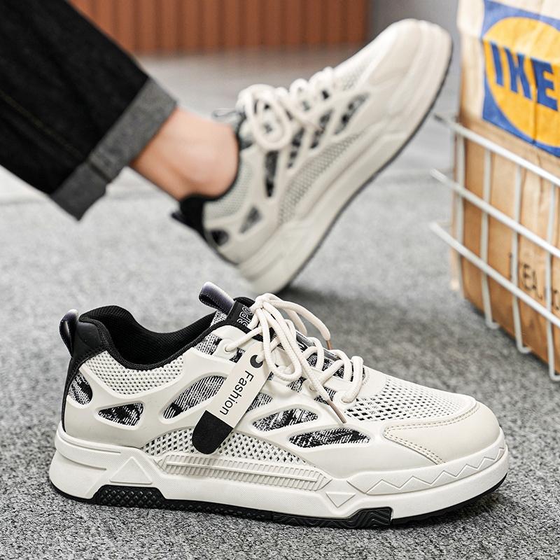 Spring mesh casual board shoes men's shoes