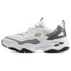 DLites 4.0 Tkanina Skóra Modne Wygodne Niskie Buty Codzienne Męskie sneakers Białe Szare 237409-WGY