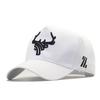 New Elk Angle Embroidered Baseball Cap Men's and Women's Casual Trend Sunshade Cap