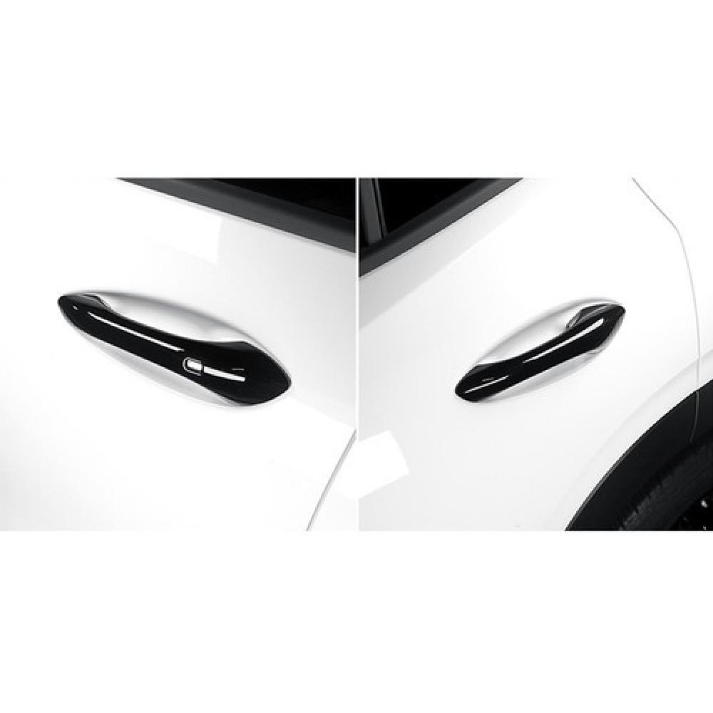 4pcs Glossy Black Exterior Door Handle Cover Trims For Chevrolet Trax 2024 2025