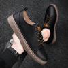 Fashion Brand Men's New Two-layer Cowhide Board Shoes Spring and Summer Outdoor Lace Up Sports and Leisure Low Top Men's Shoes