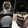 POEDAGAR New Fashionable Trendy Youth Leisure Simple Luxury Men's Watch Waterproof Luminous Calendar Quartz Watch