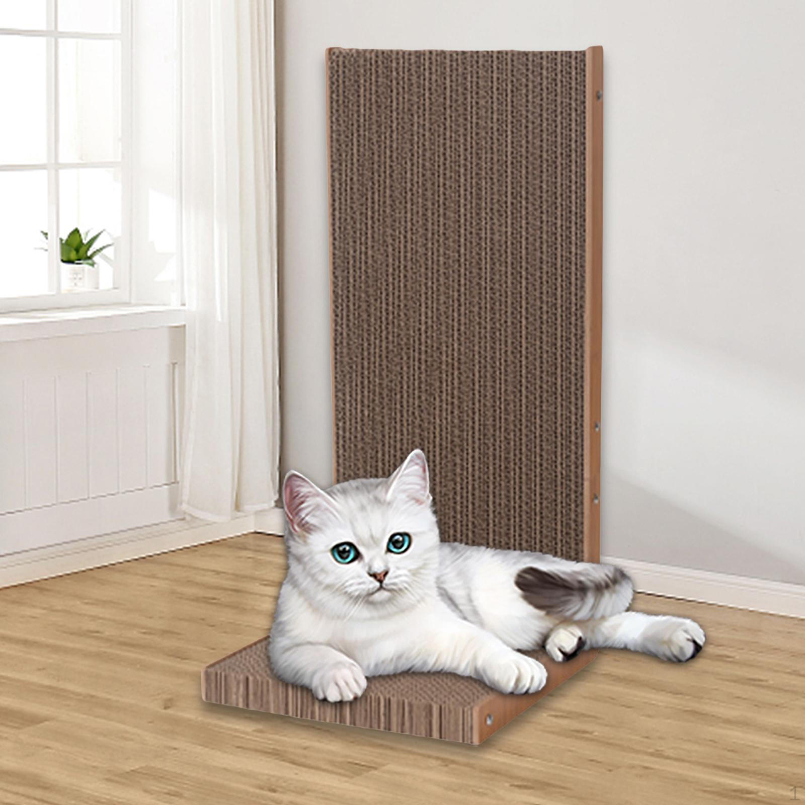 Картонная лежанка для кошки, L-образная когтеточка, для - И дивана 50cmx25cmx23.5cm