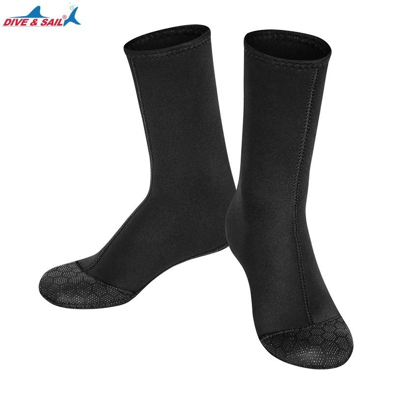 3mm Neoprene Dive Socks With Anti-Slip Sole Snorkeling Surfing Beach Walking Water Sports Protection