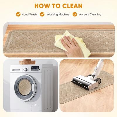 1pc Durable 8x30 Inch Stair Treads Self-adhesive TPR Backing Stair Mats Non-Slip Noise Reduction Stair Runner for Most Steps