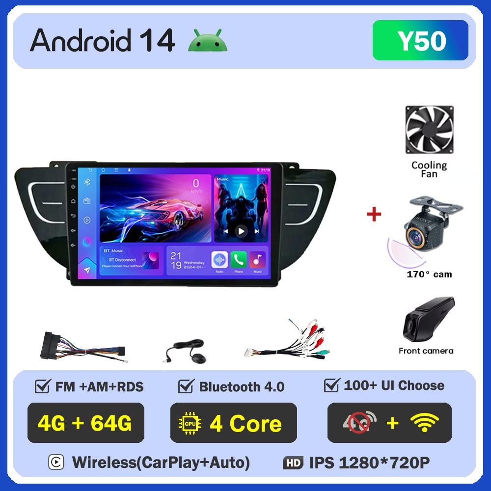 Car Video Player For Geely Atlas NL3 2016 - 2020 Carplay Android  Auto Radio Intelligent System GPS Navigation Touch Screen RDS