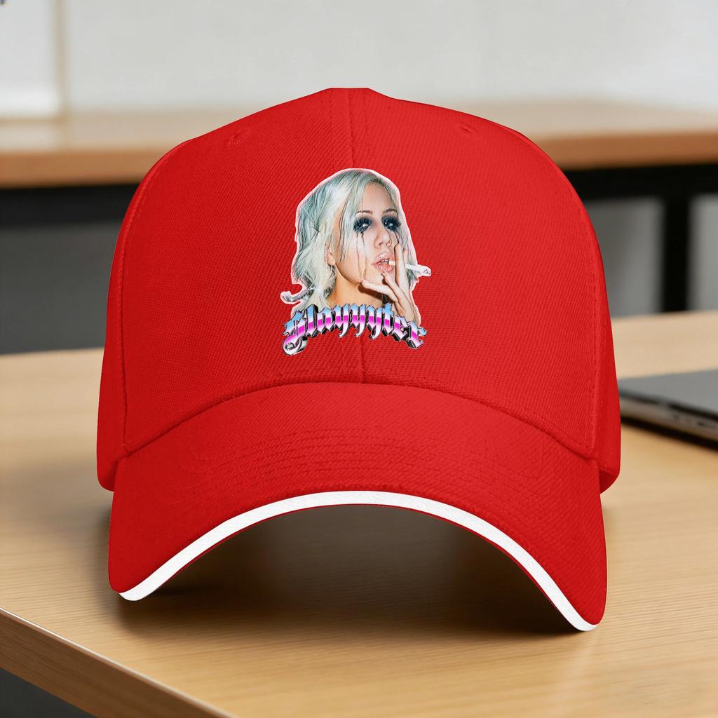 Summer Casual Baseball Cap Slayyyter Face Central Outdoor Gym Hip Hop Hats For Couple Women Y2K Cute Snapback Cap