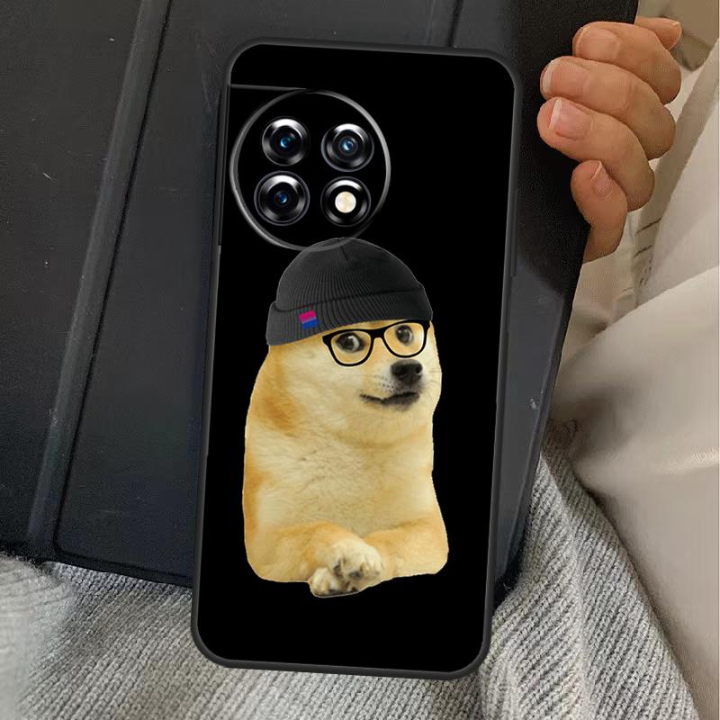 Cheems Doge Meme Funny Doggy Case For OnePlus 13R 12R 10R 13T 10T 8T 15 13 12 11 Nord CE 4 3 2 Lite N20 N30 Nord 5 Cover