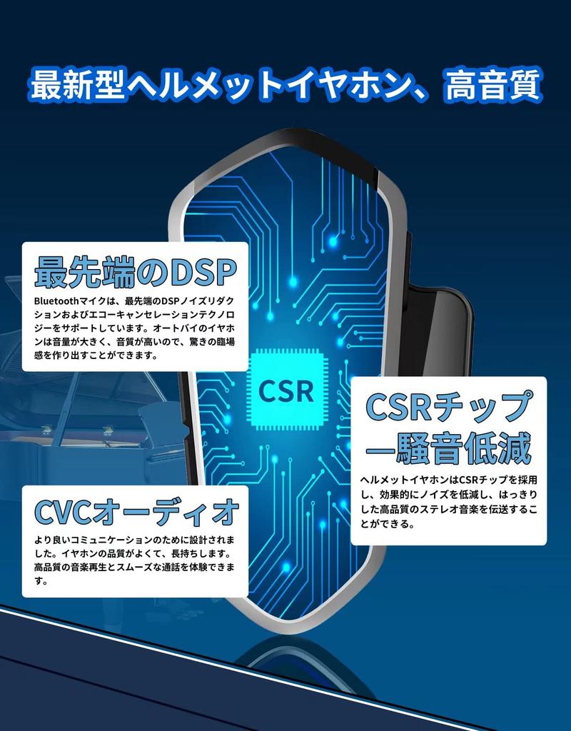 LYANGET Motorcycle Income Helmet Speaker, Bluetooth Intercom, For Motorcycles, HIFI Sound Quality Income Bikes,