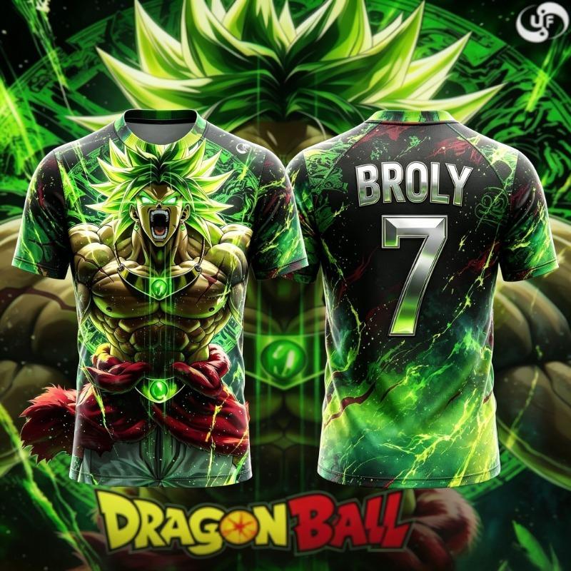 2026 Nueva Camiseta de Fútbol Estampada en 3D para Hombre Adulto Dragon Ball N.º 10/7 Freezer Camiseta de Anime para Niños Camiseta de Fútbol Especial
