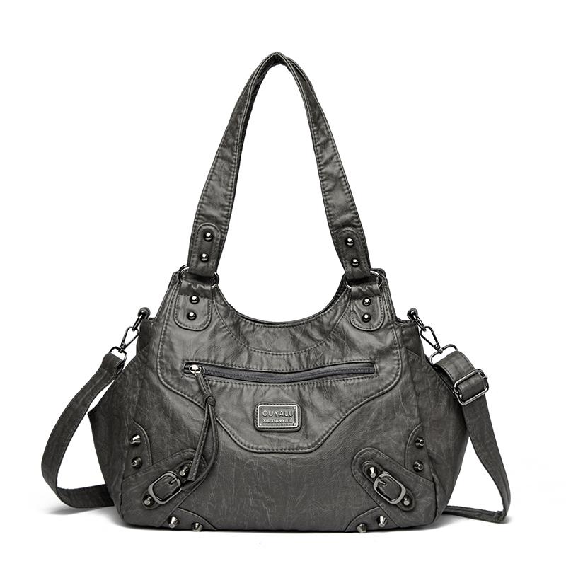 Hochwertige Weiche Leder Crossbody Tasche für Damen 2025 Designer Marke Schulter Handtasche Lässige Tote Messenger Bags Sac A Main