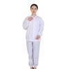 Unisexová bílá pracovní souprava pro catering, potravinářský průmysl a biofarmaceutika
