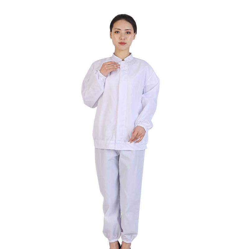 Unisex White Workwear Set for Catering, Food Industry, and Bio-Pharmaceuticals