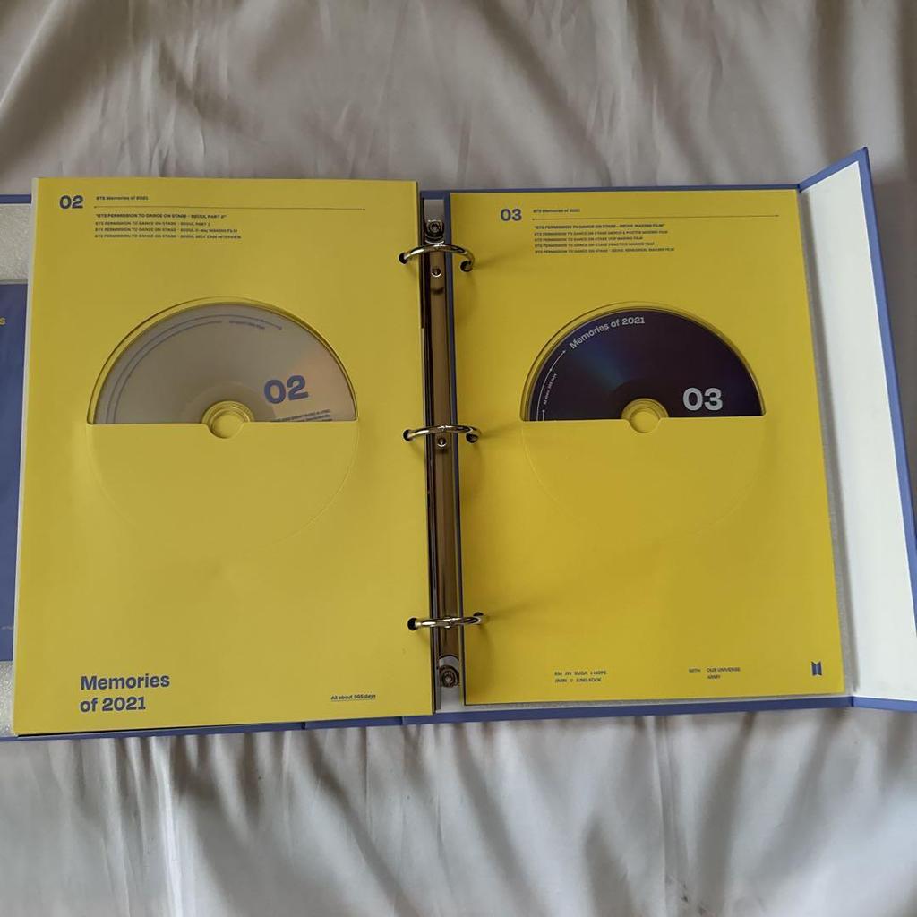 [USED] BTS MEMORIES 2021 DVD