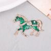 Classic  Horse Brooches For Women Versatile Animal Lapel Pins Clothing Corsage Jewelry Accessories  Year Gifts