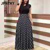 JPNTKY Fashion Summer Spring O-Neck Casual Dresses