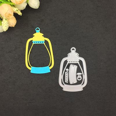Lamp Metal Dies Cutting Scrapbooking Steel Craft Dies Cuts  Embossing Paper Stencil Lantern Light