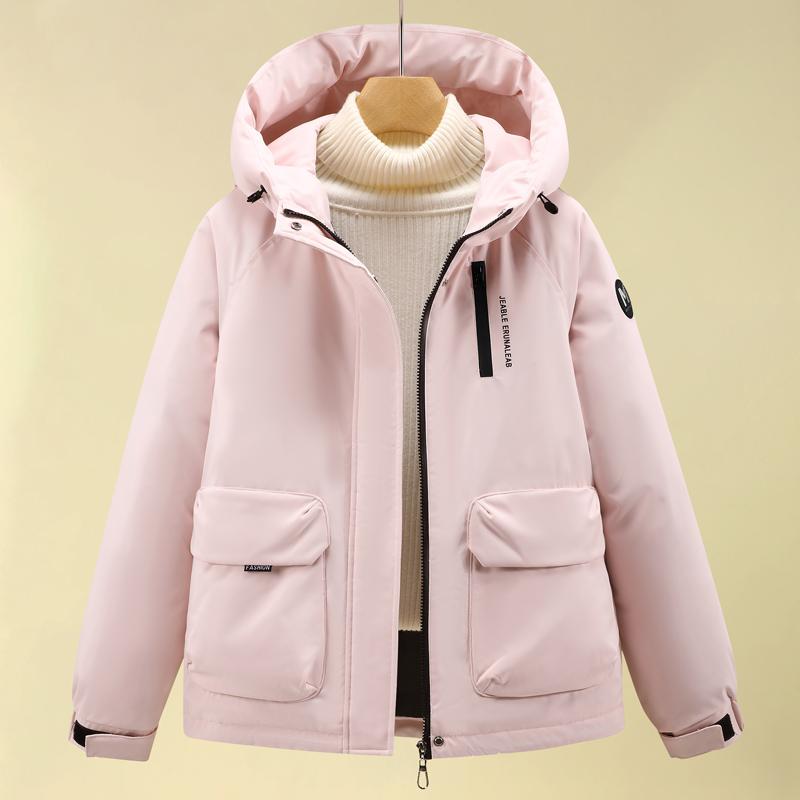 Fashion Woman Parkas Winter Short Coats Hooded Thick Warm Outerwears Women's Jackets
