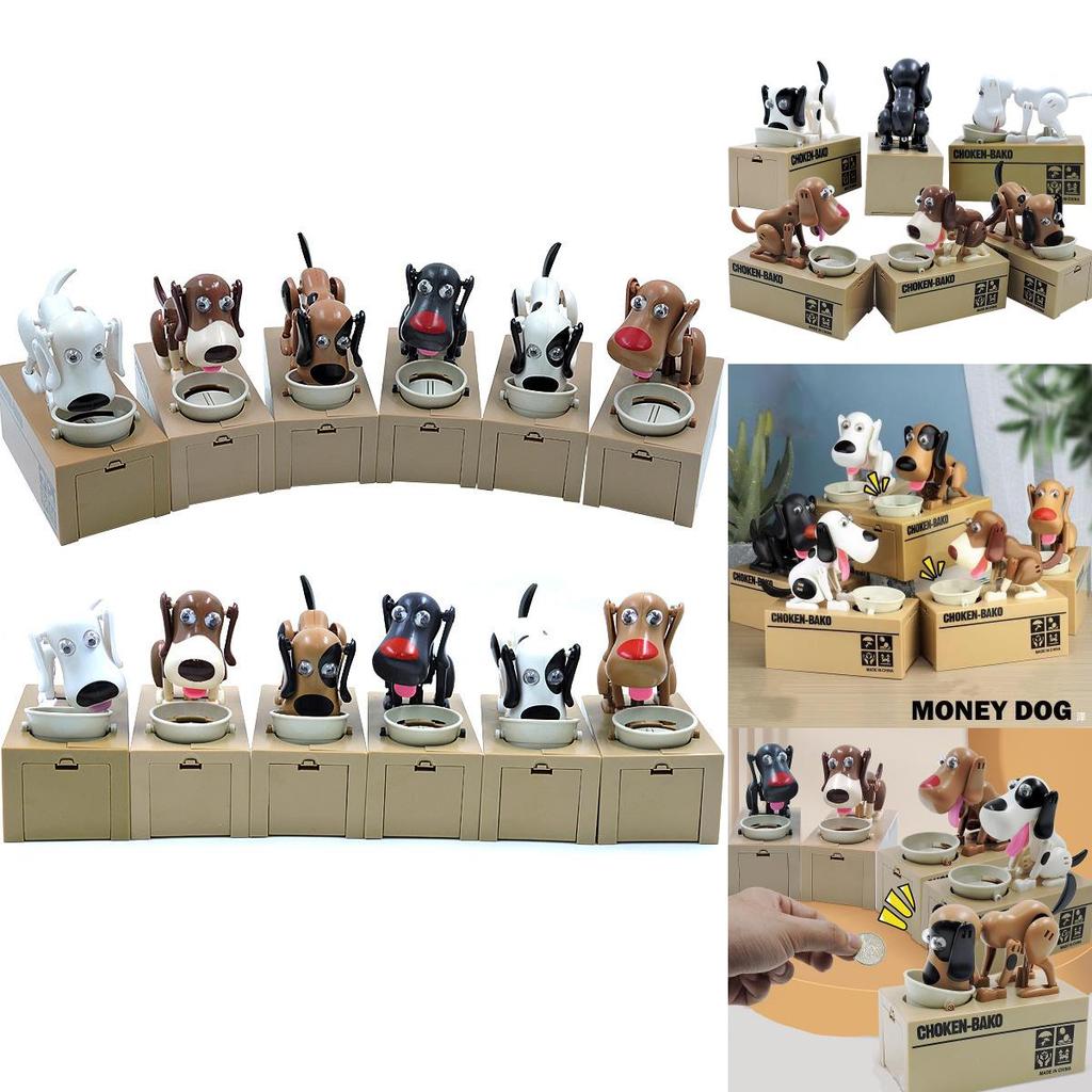 Coin Electric Piggy Bank  Money Stealing Dog Savings Box Cartoon Puppy Toy Gift