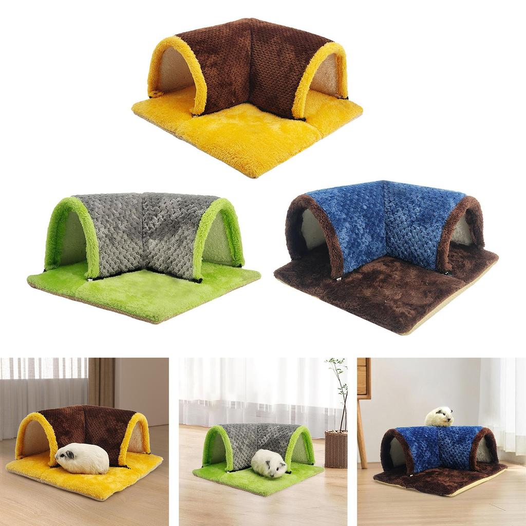 Hamster Tunnel with Anti Slip Design Playground Exercise Training Guinea Pig Hideout for Guinea Pig Squirrel Cat Rat Chinchilla
