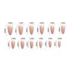 24PCS Colorful Fake Nails with Bird Printed Reusable Long Lasting Press On Nails for Women and Girl Nail Salon